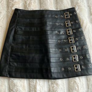 New with tags leatherette skirt
